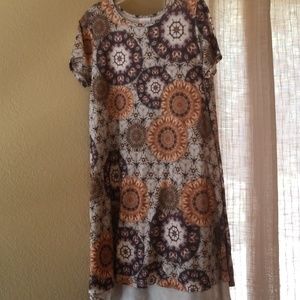 HTF tie dye medium Lularoe Carly